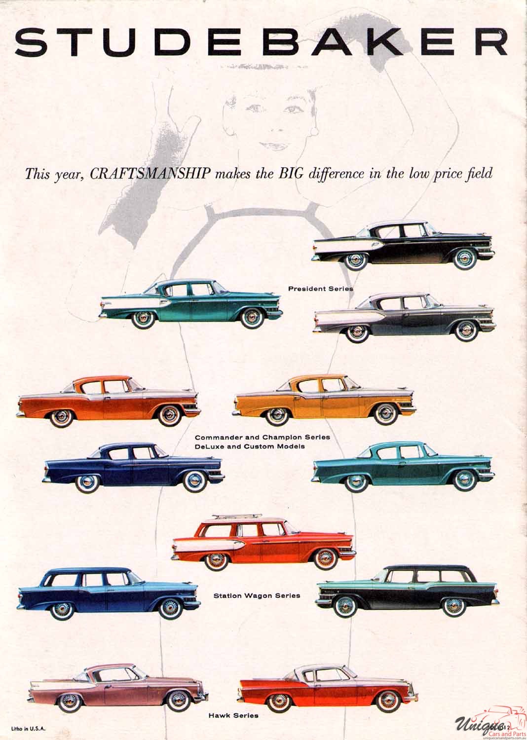 1957 Studebaker Sedans Brochure Page 4